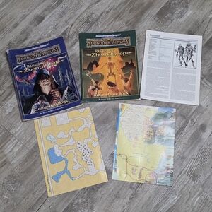 1995 AD&D 2nd Ed. Forgotten Realms Ruins Of Zhentil Keep 1120 Partial Box Set